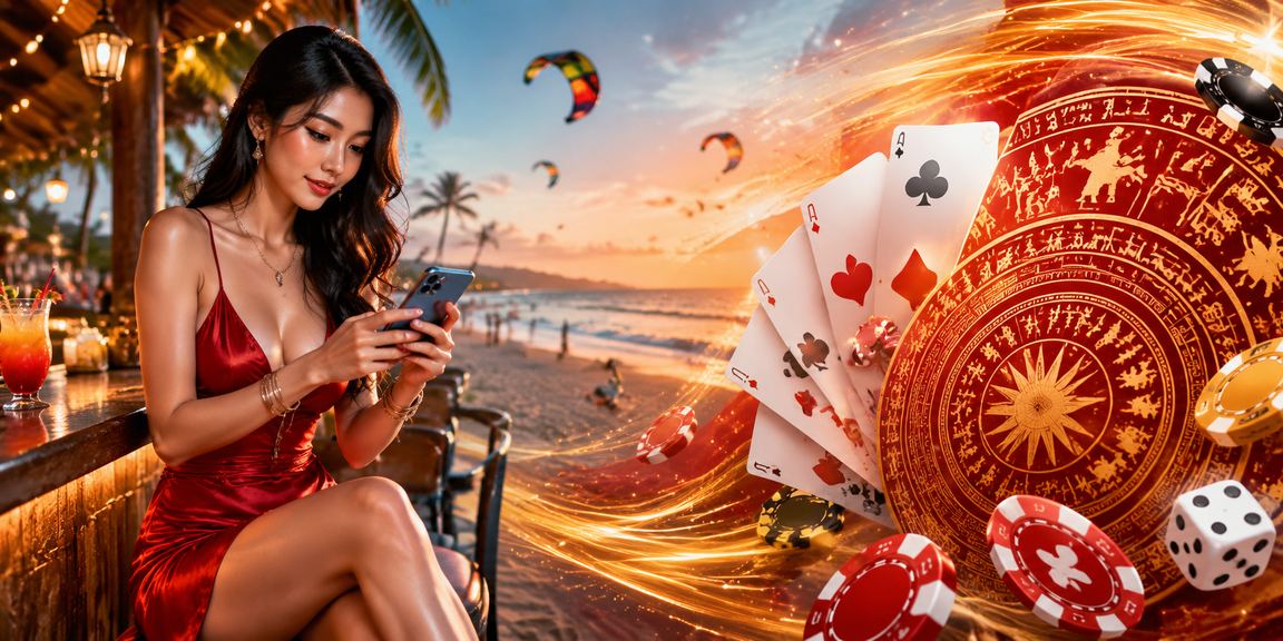 Không khí lễ hội bài bạc trực tuyến sôi động tại Mũi Né với nhiều người tham gia trên điện thoại